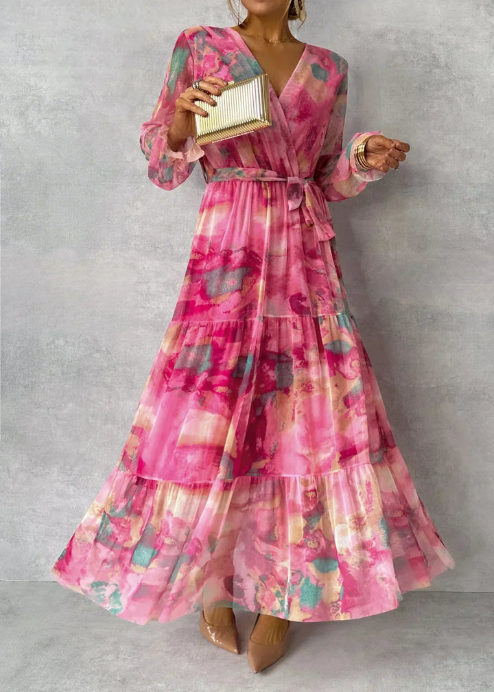 Luísa - Vestido Floral de Envolver