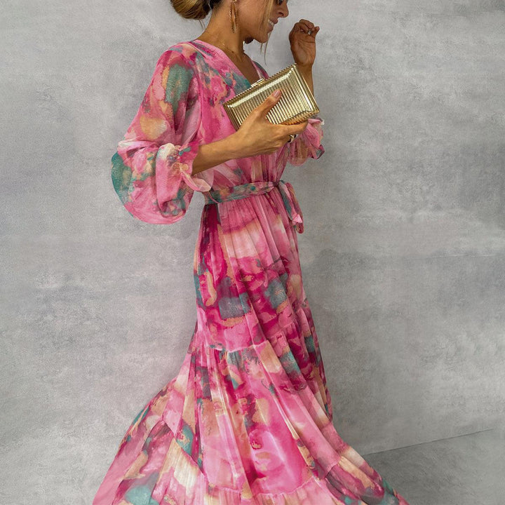 Luísa - Vestido Floral de Envolver
