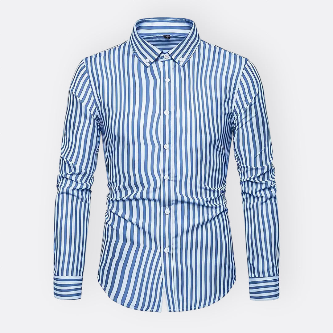 Artur - Camisa Clássica às Riscas