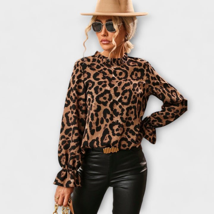 Queila - Blusa Leopardo