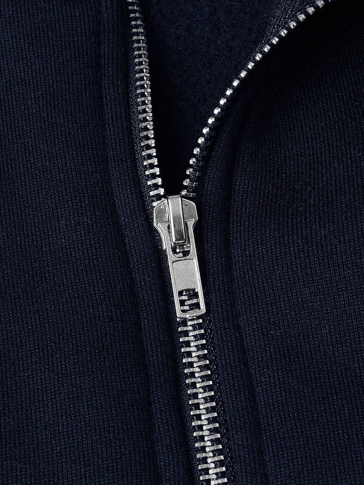 António - Pullover com fecho de meia altura