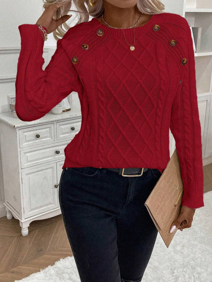 Francisca - Camisola de Malha com Botões