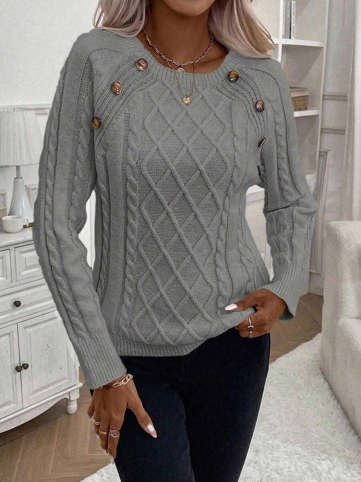 Francisca - Camisola de Malha com Botões