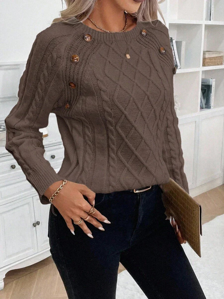 Francisca - Camisola de Malha com Botões