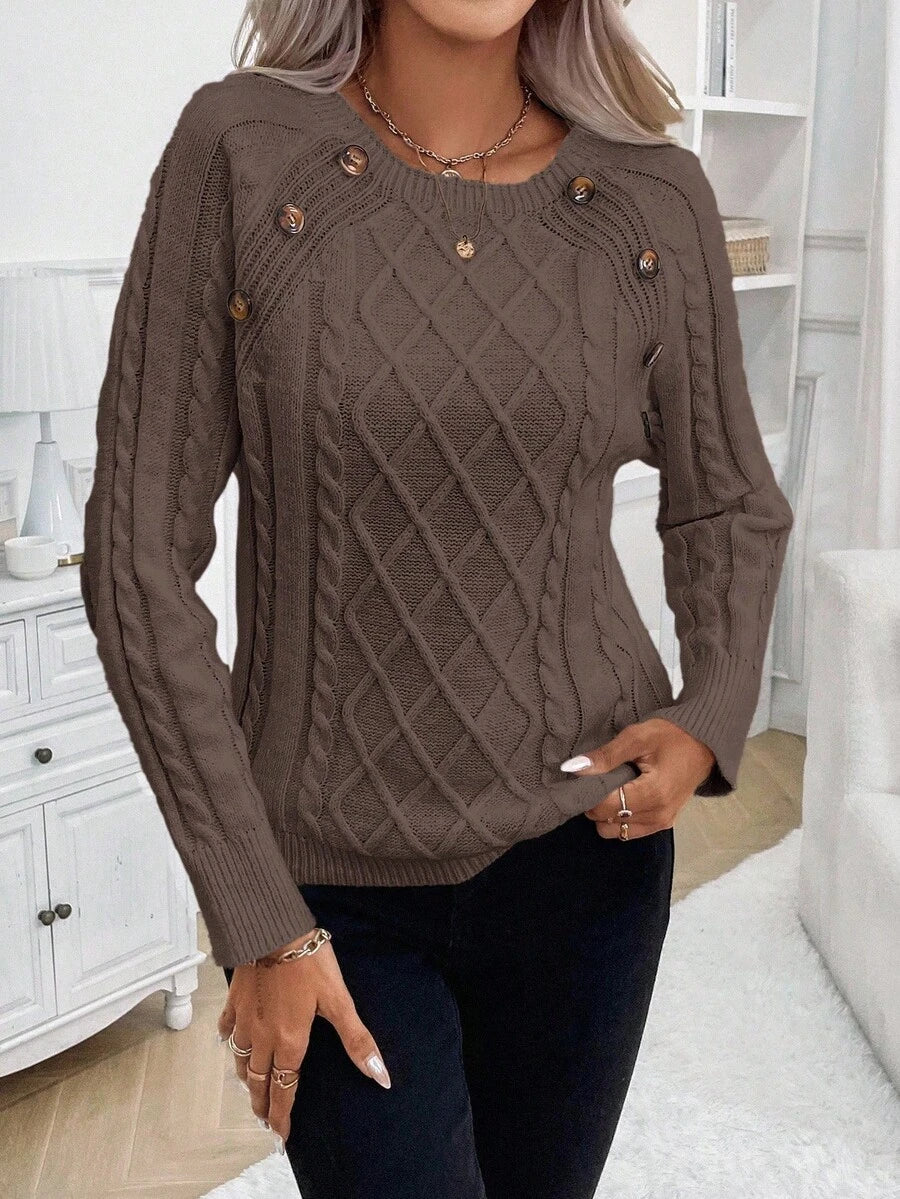Francisca - Camisola de Malha com Botões