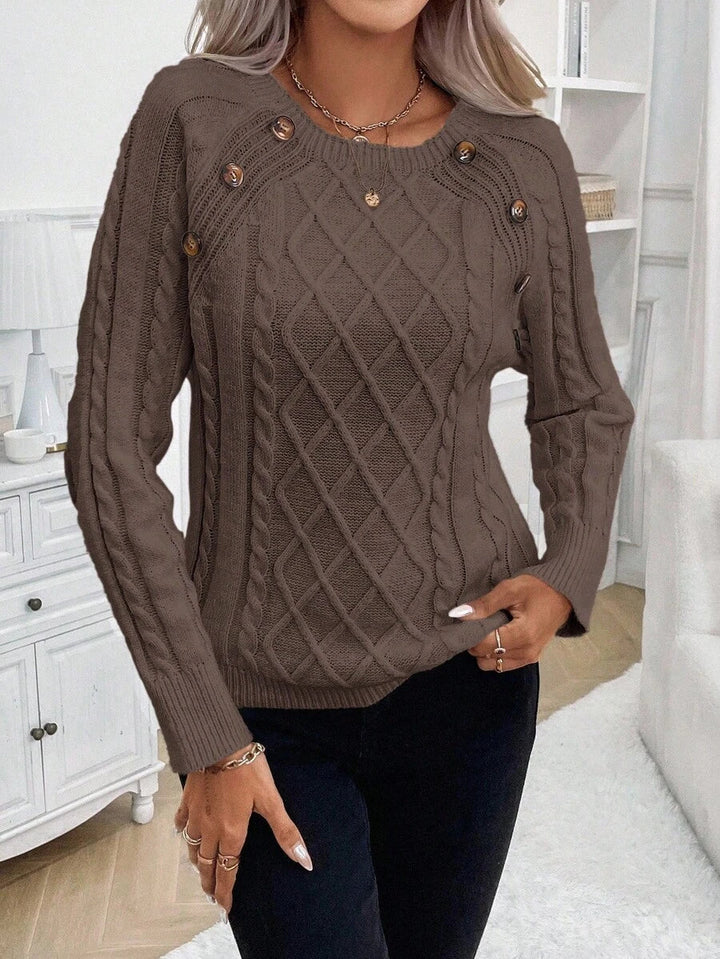 Francisca - Camisola de Malha com Botões