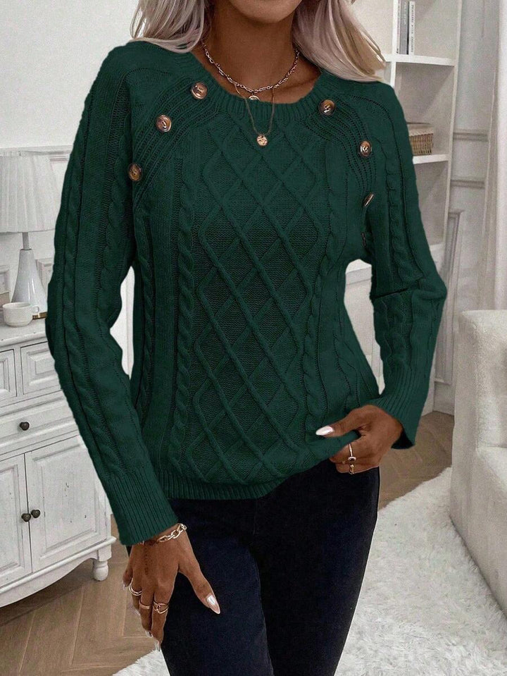 Francisca - Camisola de Malha com Botões