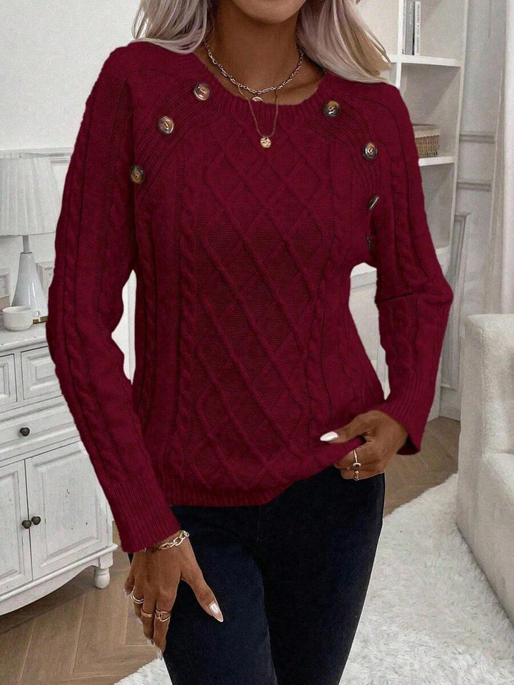 Francisca - Camisola de Malha com Botões