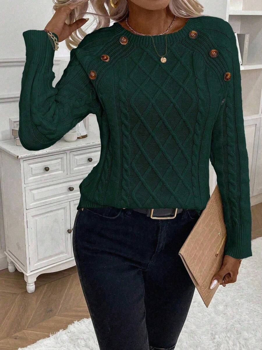 Francisca - Camisola de Malha com Botões