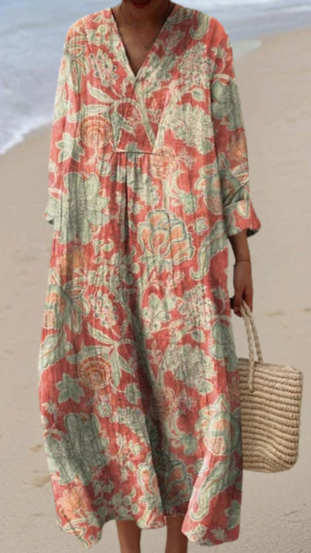 Elis - Vestido floral vintage
