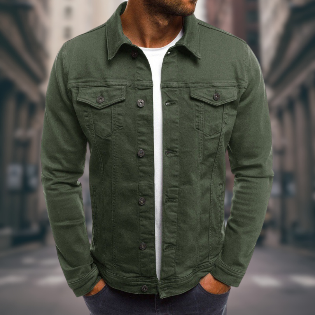 Artur - Jaqueta de Denim Corte Ajustado