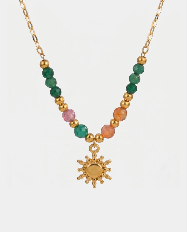Colar Sol Dourado