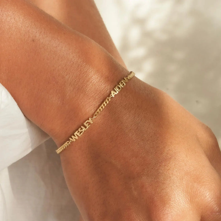 Pulseira com Nomes Personalizável