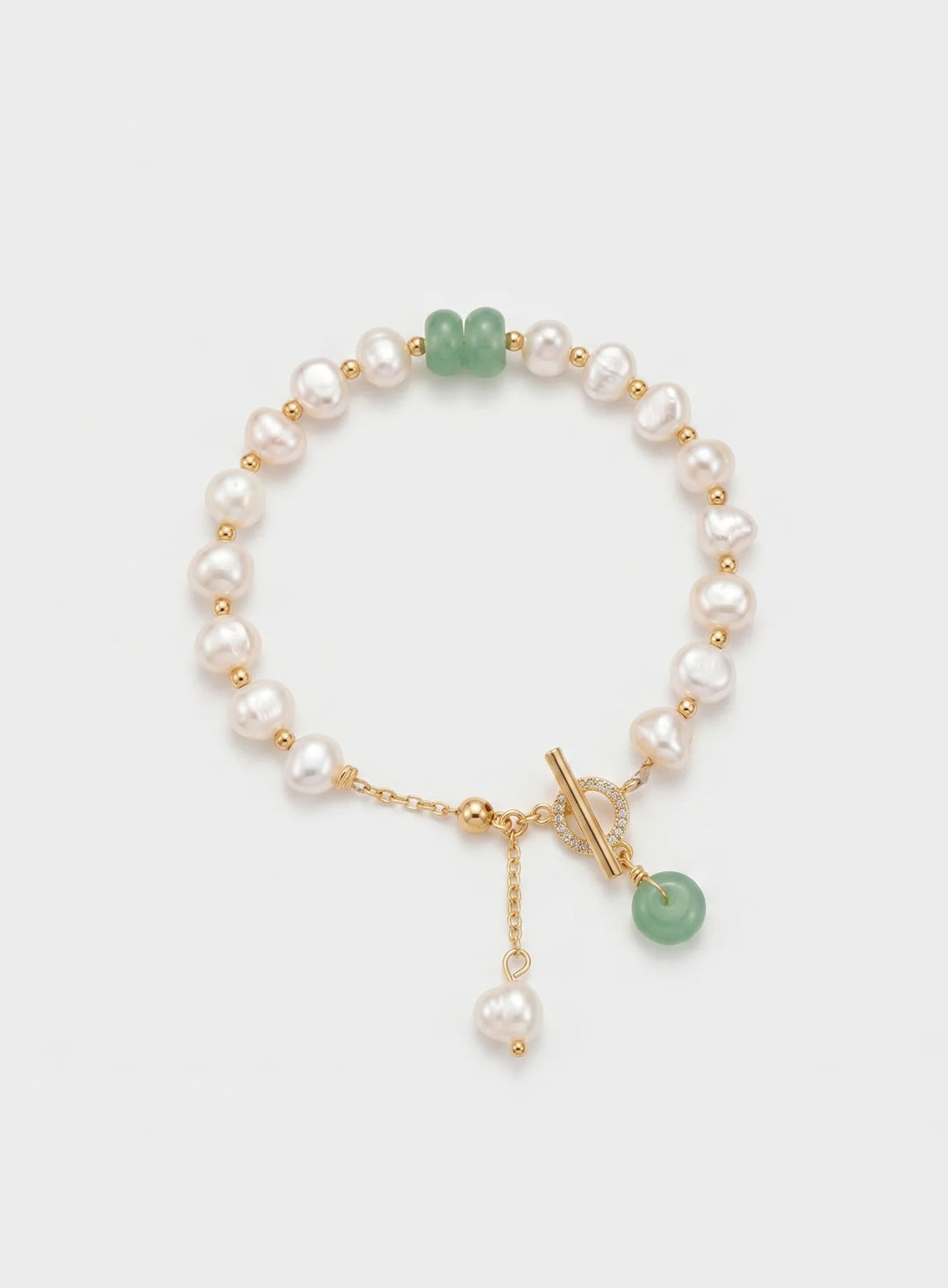 Pulseira Verde Pérola