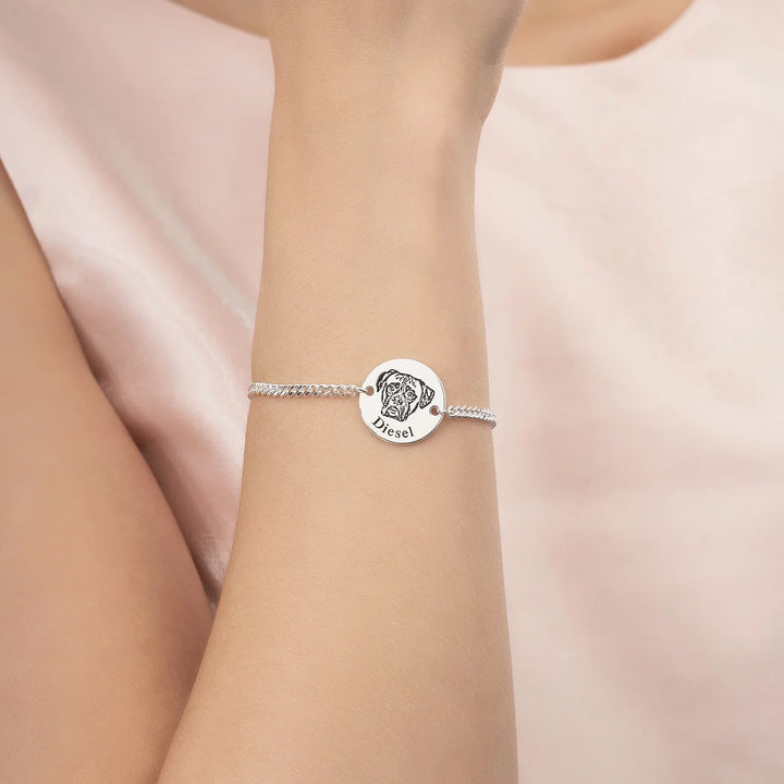 Pulseira Personalizável com Nome e Foto