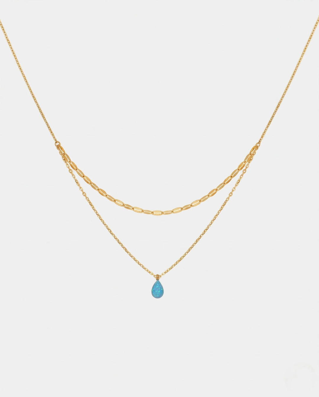 Colar Gota Azul