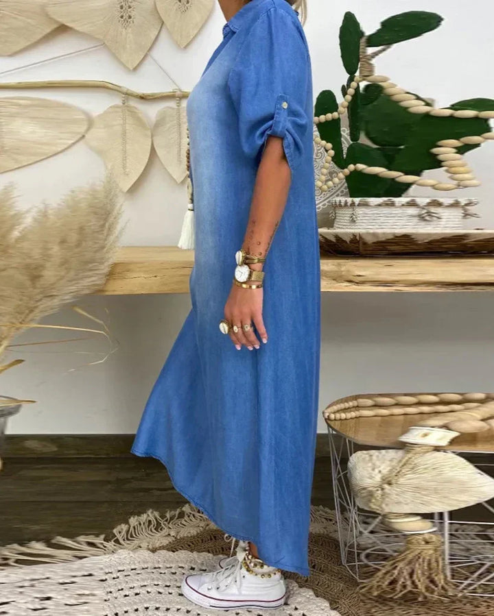 Ibiza - Vestido Maxi De Ganga