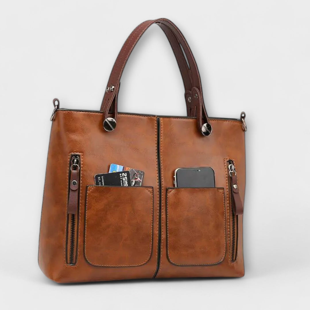 Maria - Bolsa de couro elegante