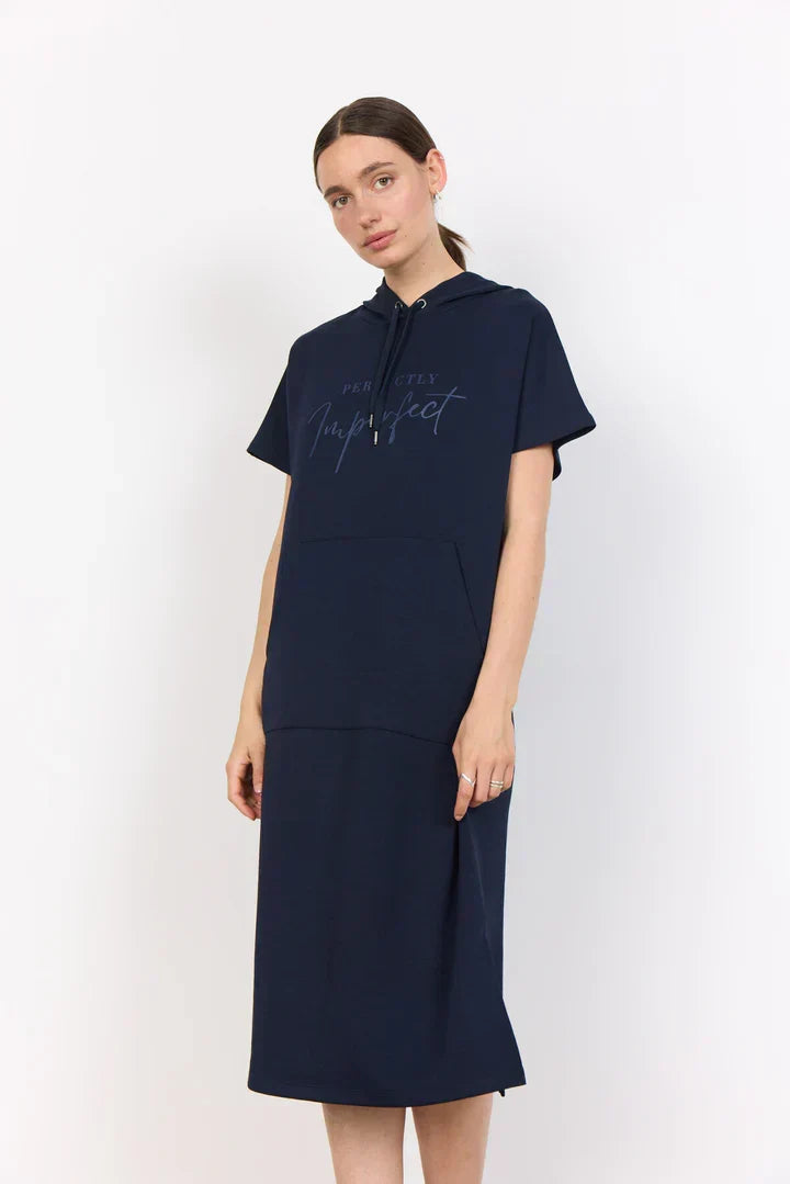 Sásquia - Vestido casual com capuz