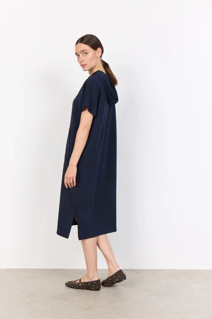 Sásquia - Vestido casual com capuz