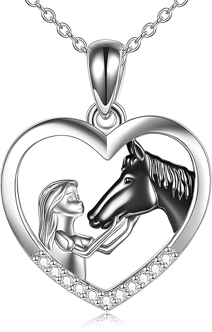Colar com Pendente de Cavalo