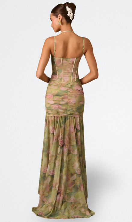 Isamara - Vestido Largo com Corpete