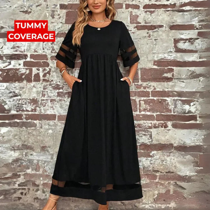 Catarina - Vestido Elegante Que Cobre a Barriga
