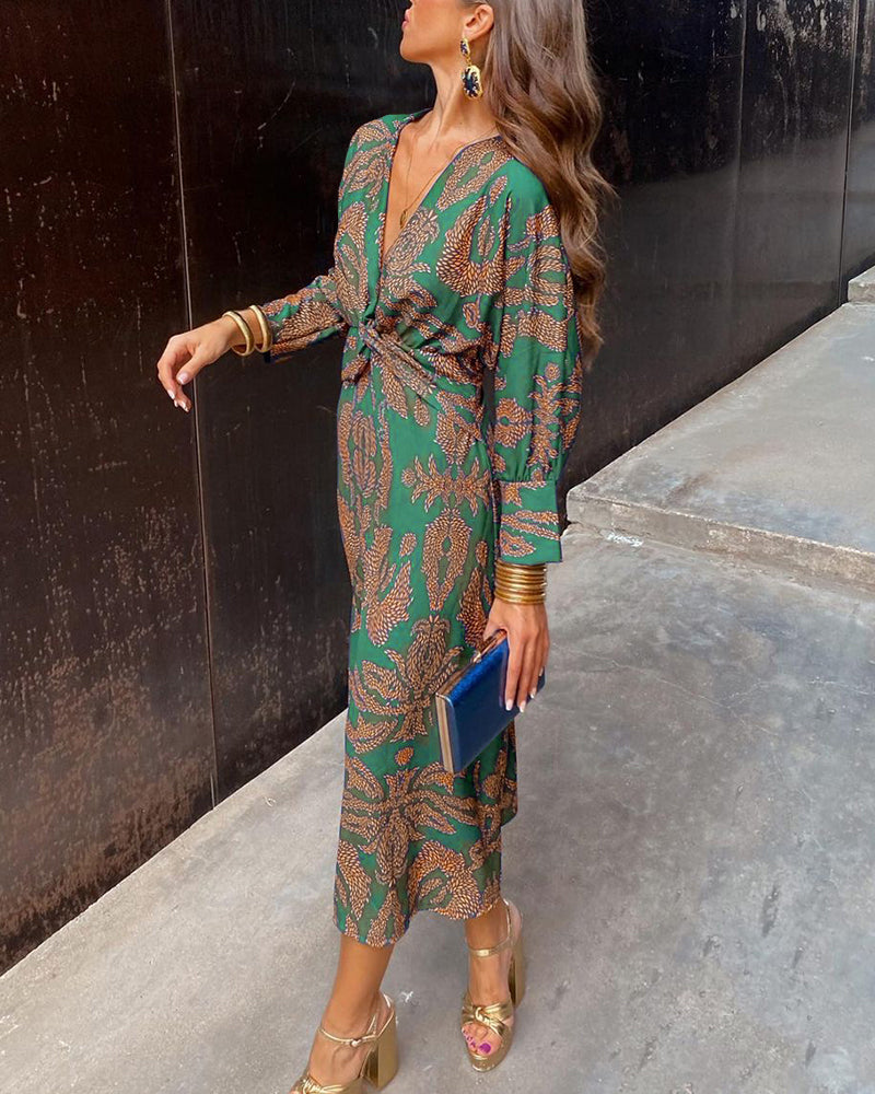 Sabrina - Vestido midi sofisticação