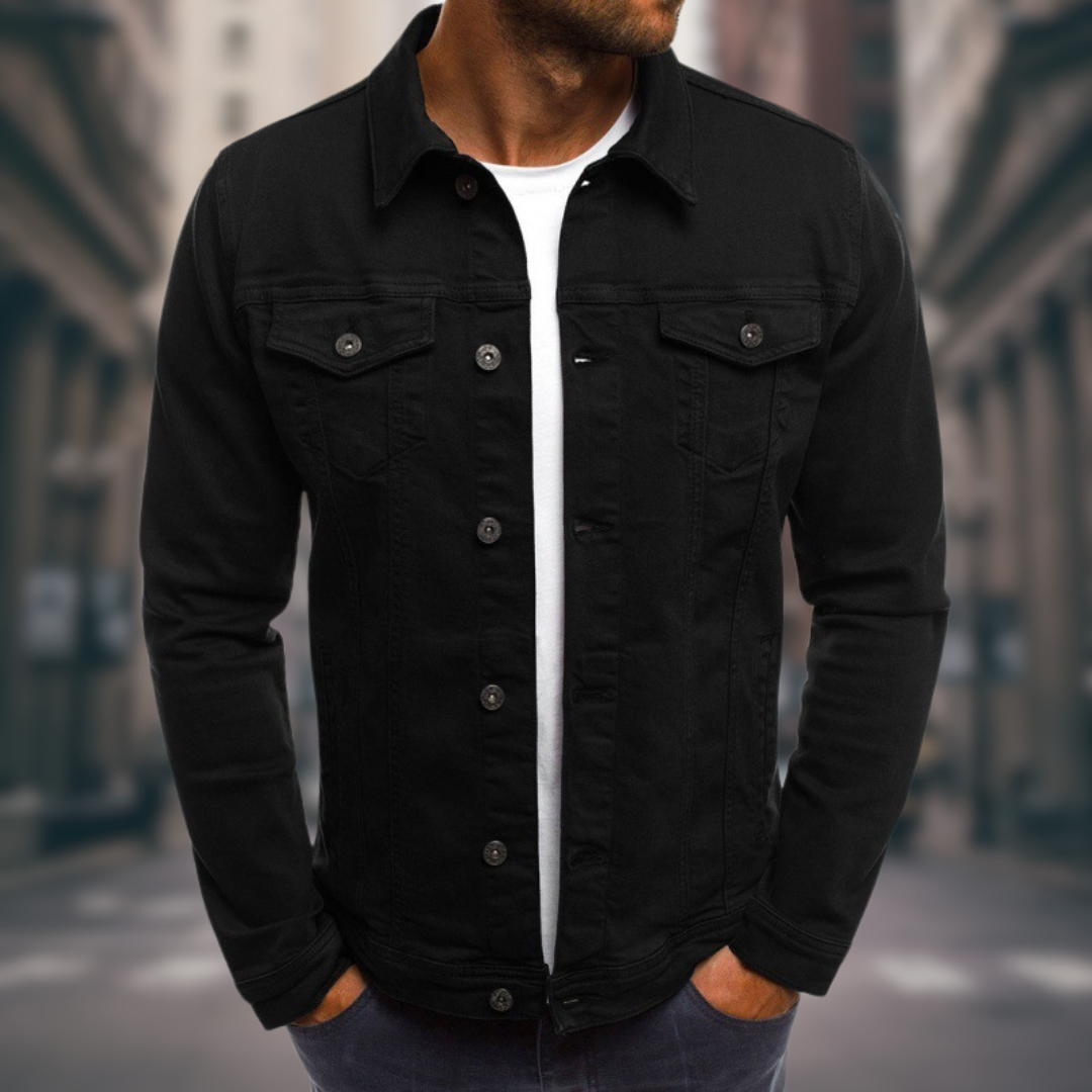 Artur - Jaqueta de Denim Corte Ajustado