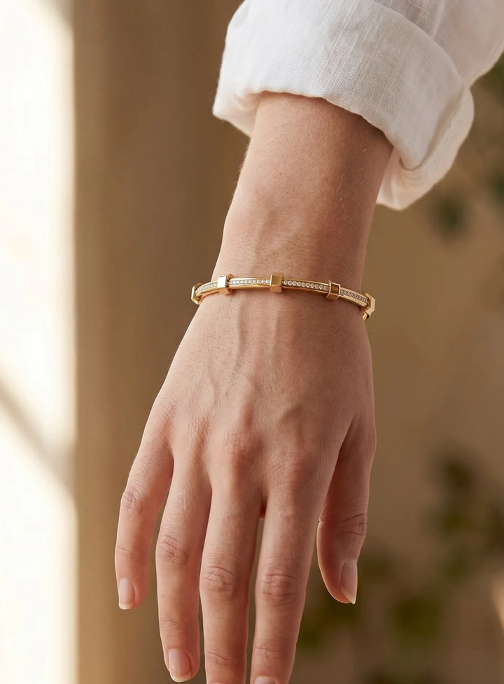 Pulseira Brilho Dourado