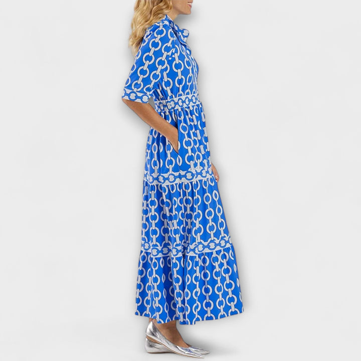 Sofia - Vestido Midi com Correntes