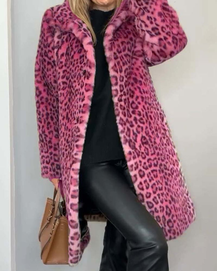 Leia - Casaco Comprido Leopardo