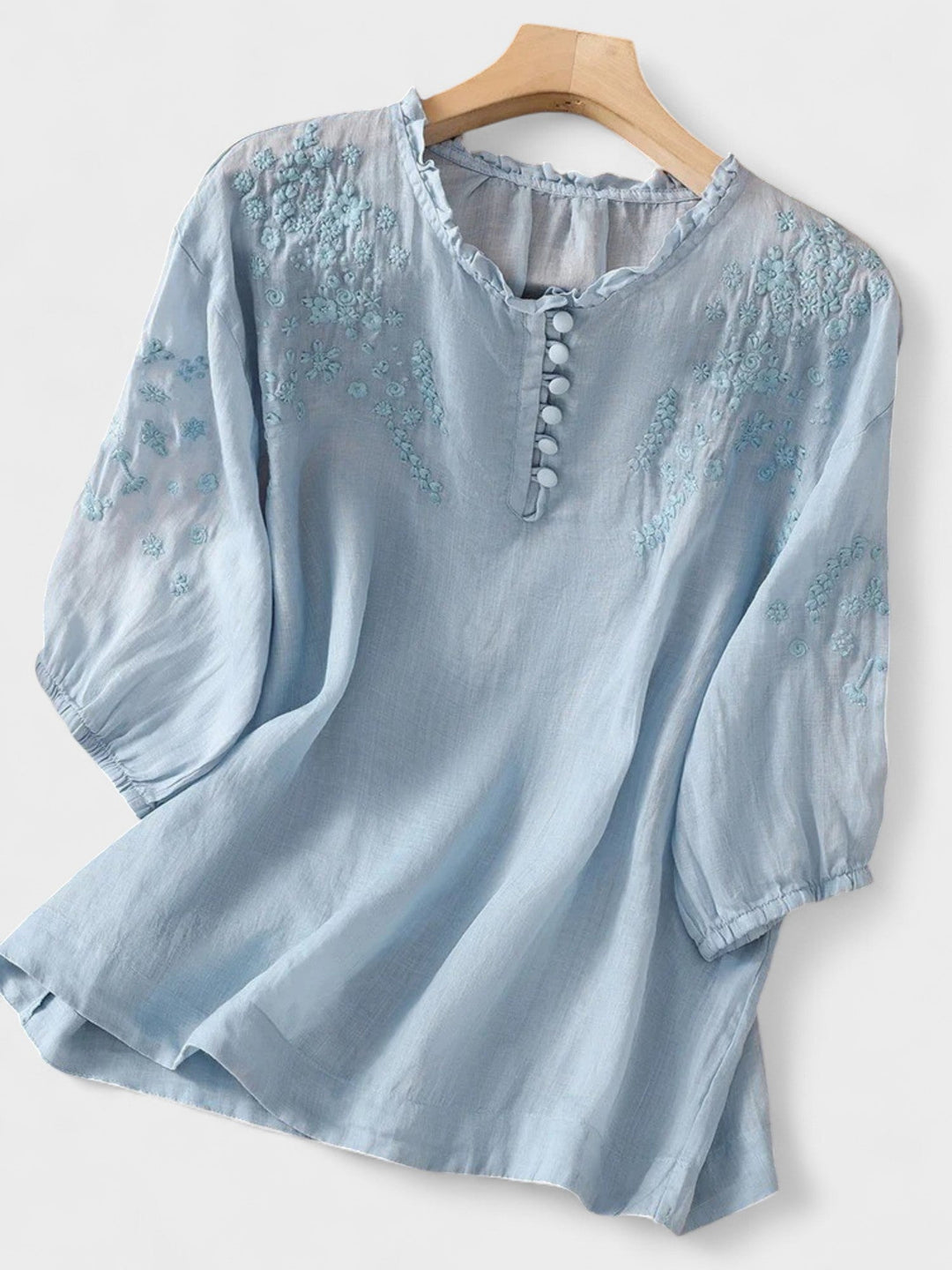 Cassiana - Blusa de Algodão e Linho