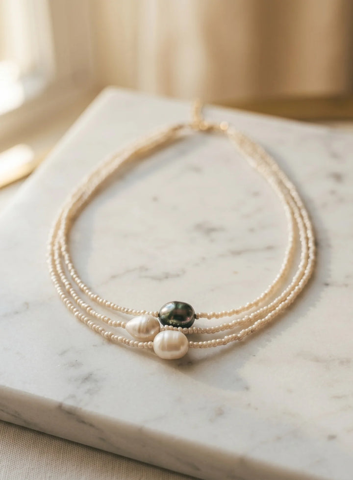 Conjunto de Colares Harmonia de Pérolas