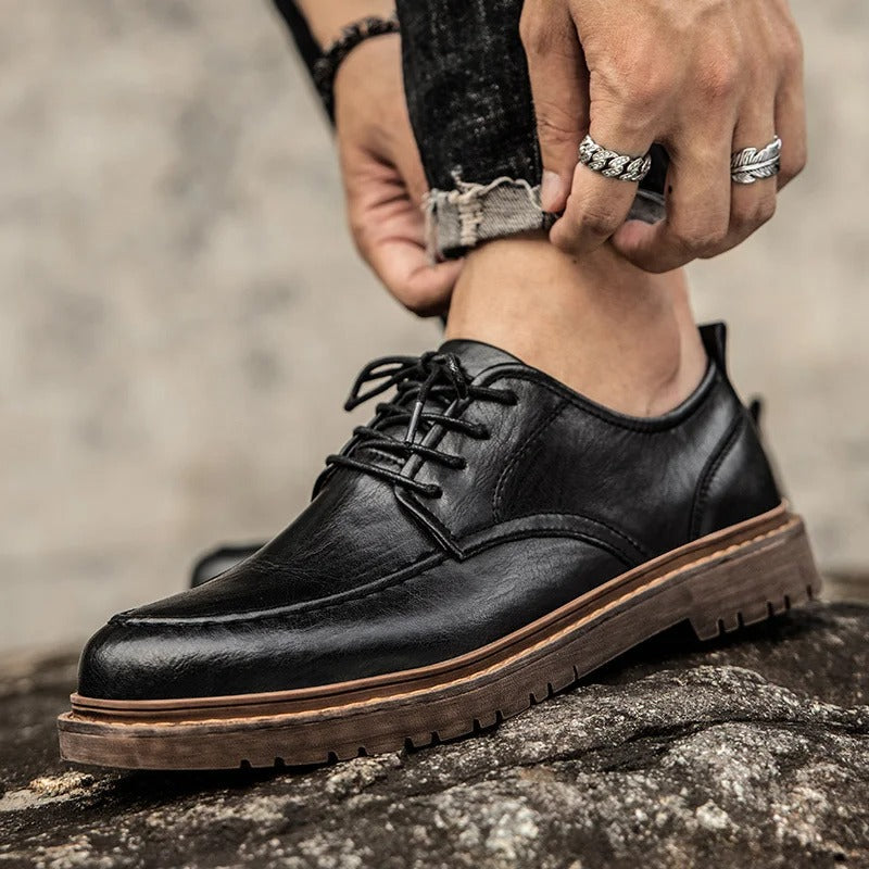 Simão - Sapatos de Couro Verdadeiro