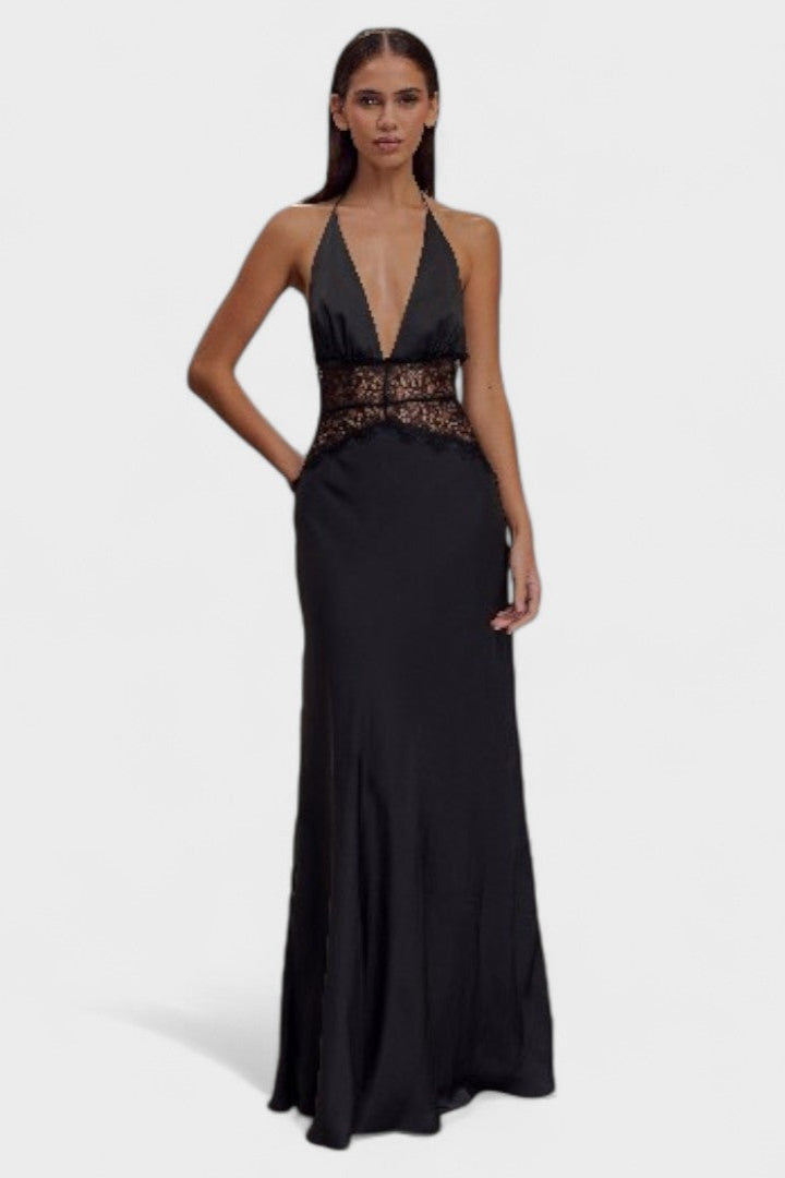 Velina - Vestido em renda e cetim