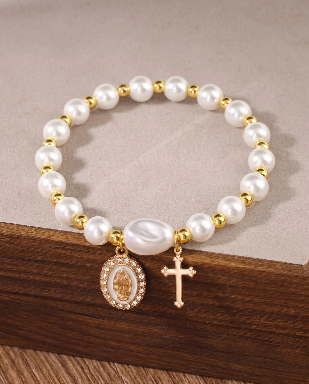 Pulseira Pérolas da Fé
