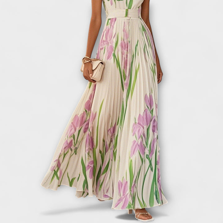 Penélope - Vestido Maxi em Chiffon