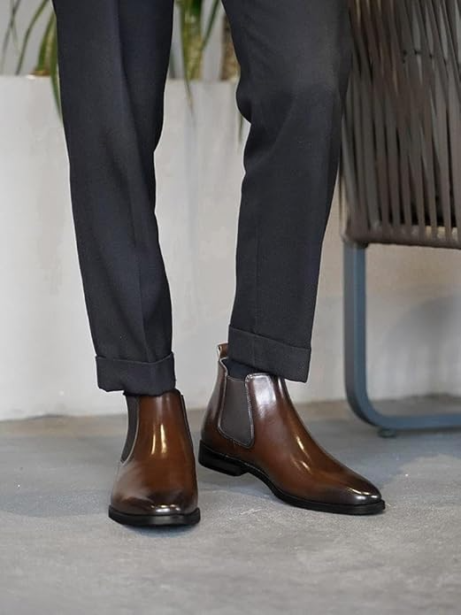 Pedro - Botins Chelsea em Couro