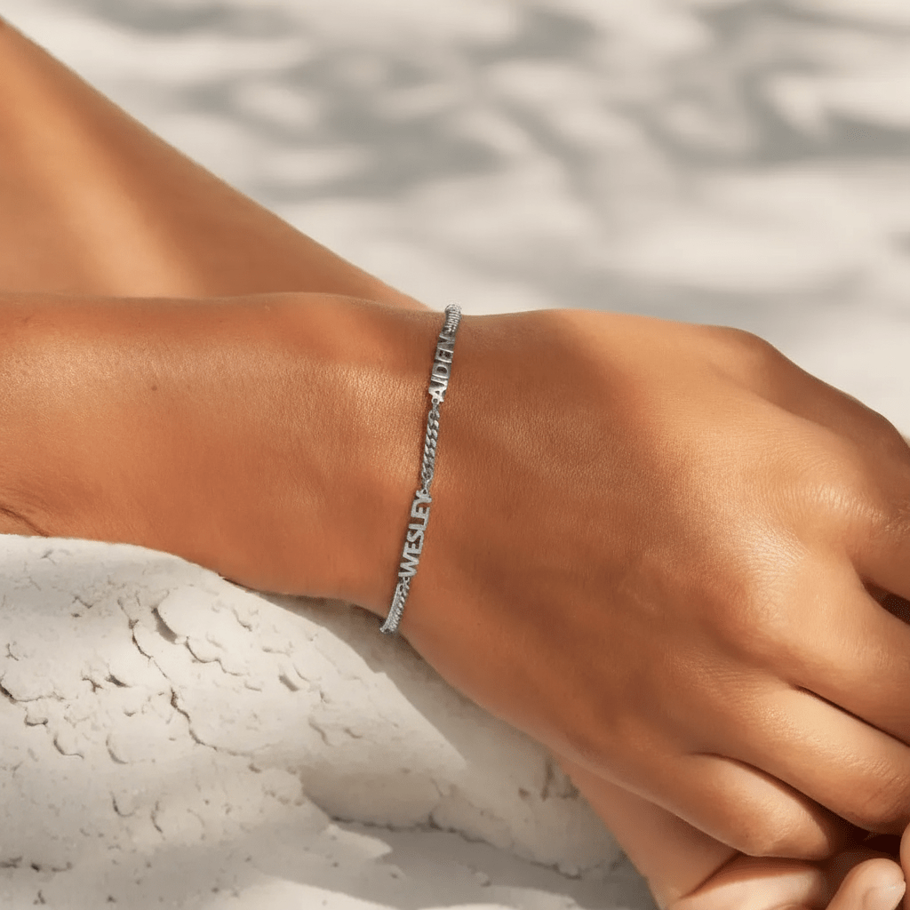 Pulseira com Nomes Personalizável