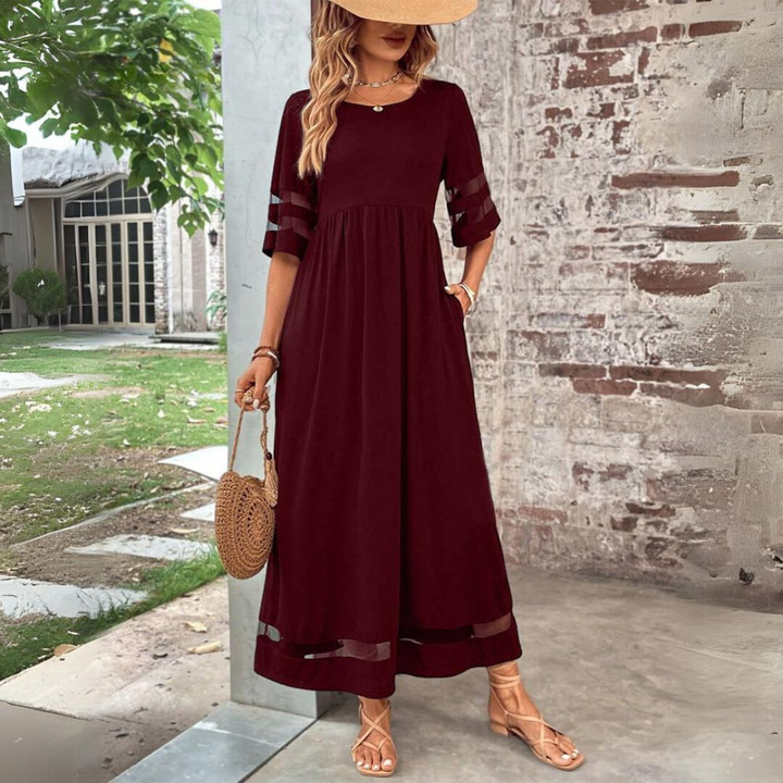Catarina - Vestido Elegante Que Cobre a Barriga