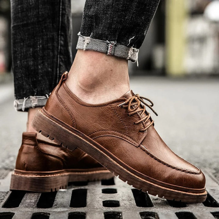 Simão - Sapatos de Couro Verdadeiro
