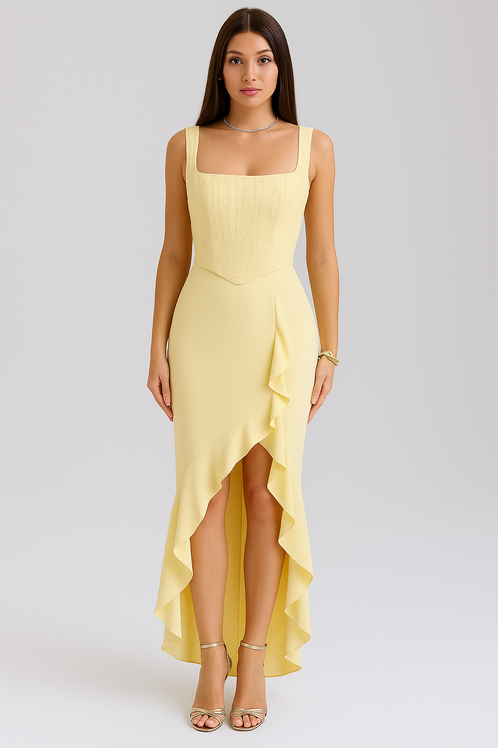 Bela - Vestido Corset em Cetim