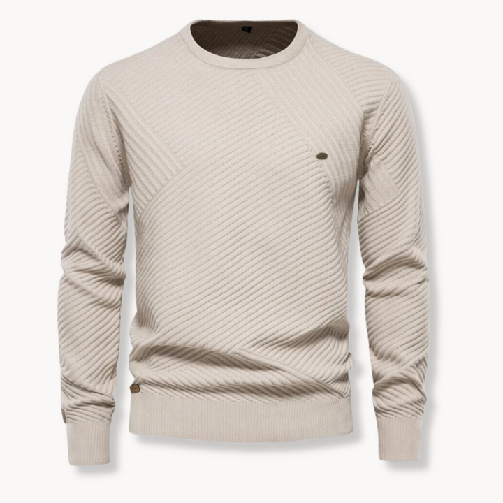 Miguel - Pullover Gola Redonda Canelado