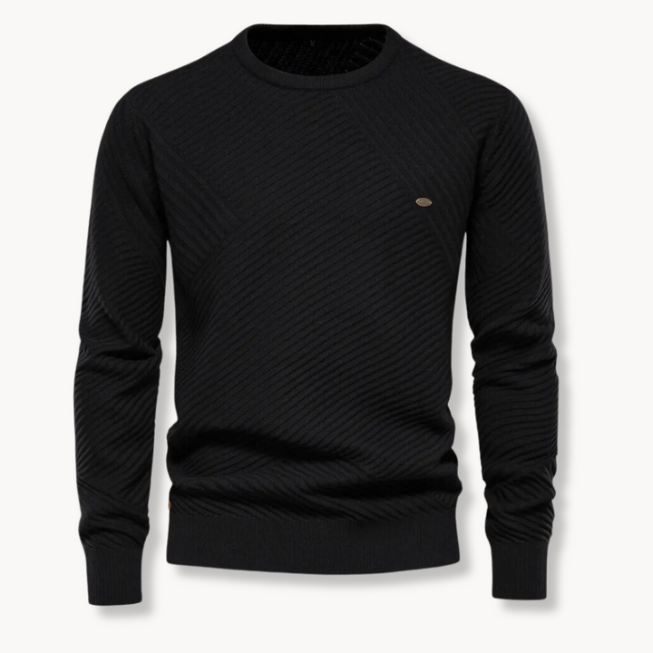 Miguel - Pullover Gola Redonda Canelado