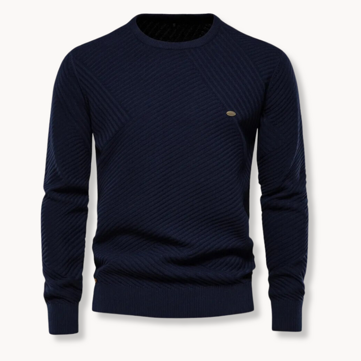 Miguel - Pullover Gola Redonda Canelado