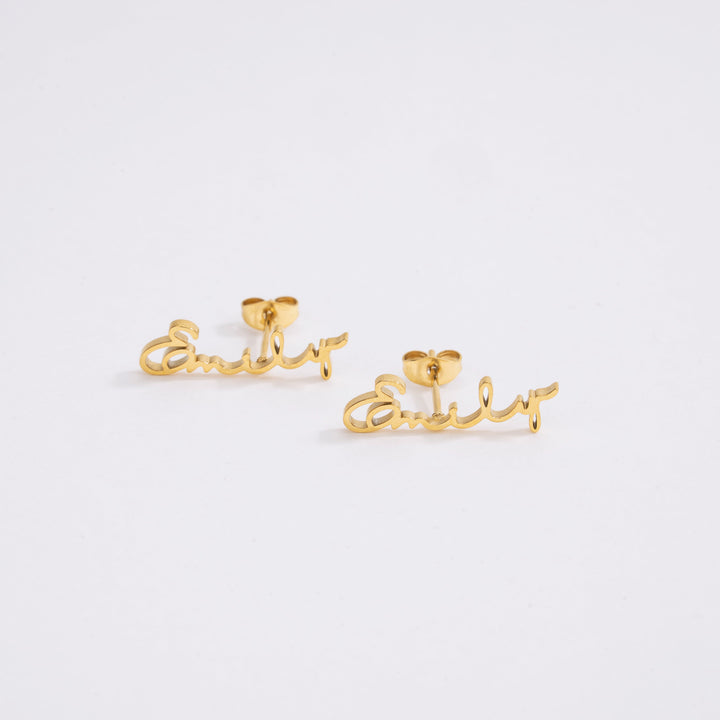 Brincos com Nome Personalizado
