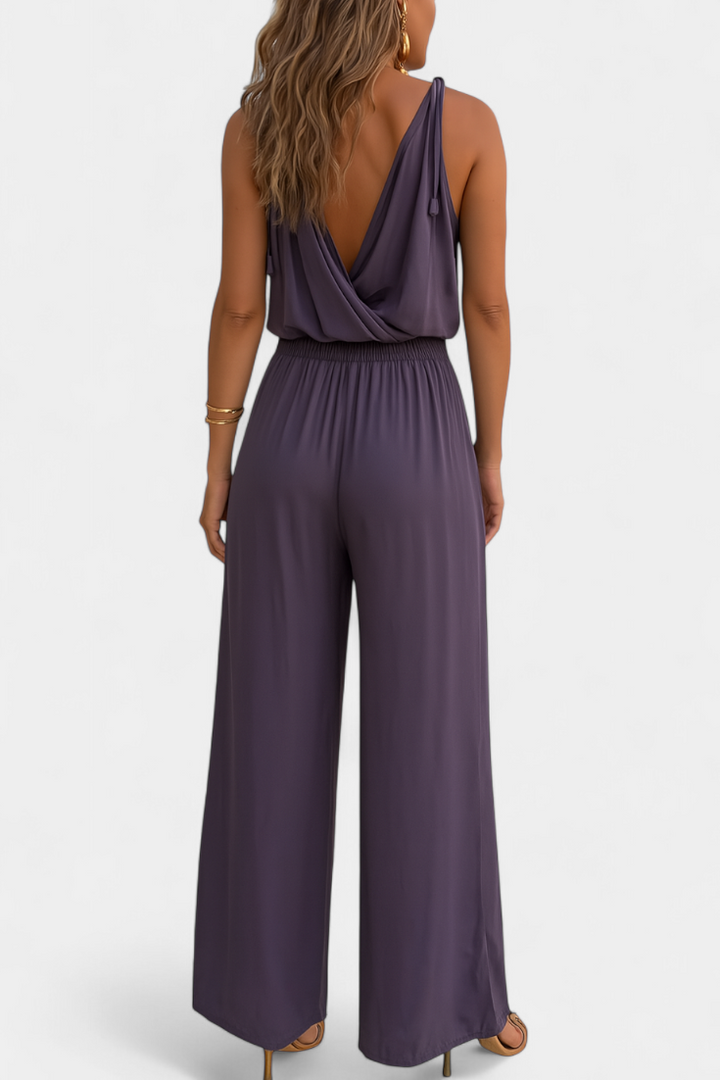 Lorena - Vestido Mono Detalhes Dourados