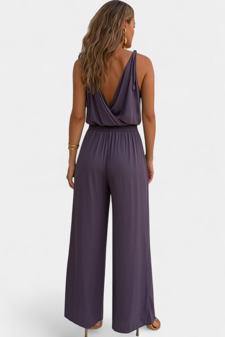 Lorena - Vestido Mono Detalhes Dourados