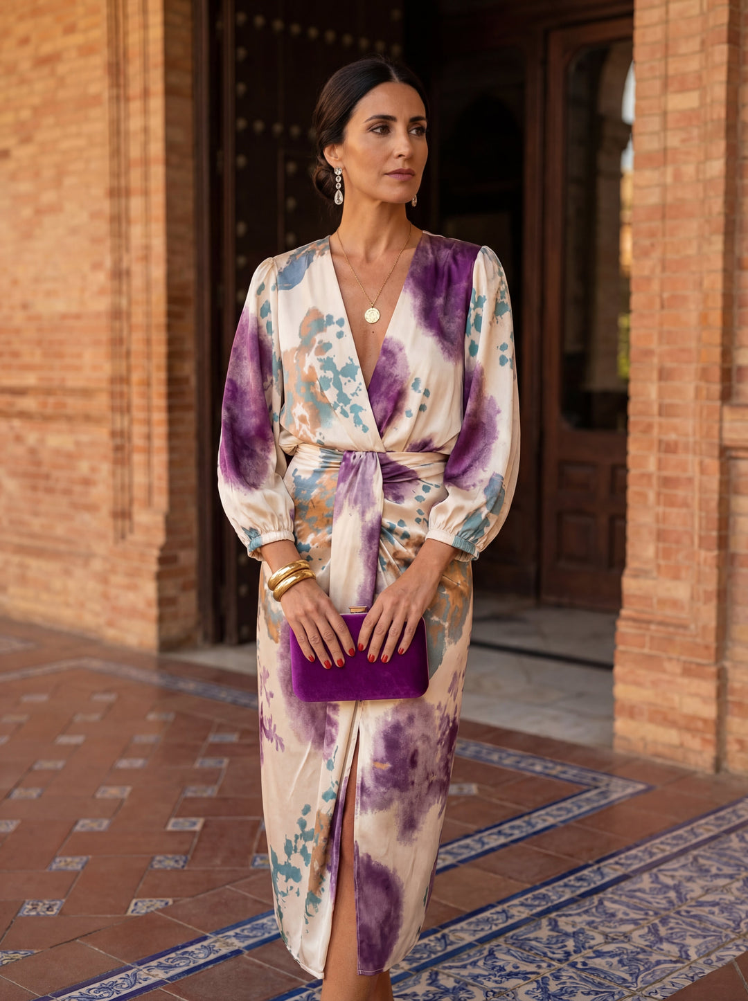 Valeria - Vestido Elegante com Decote em V
